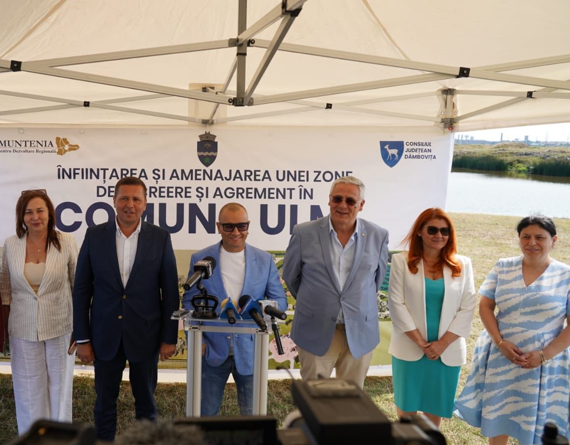 Start pentru infrastructura verde-albastră în Sud-Muntenia: primul contract semnat la Ulmi